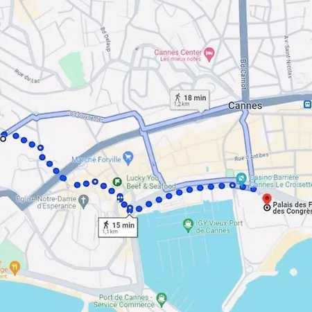 Le Vallombrosa T2 * Cannes